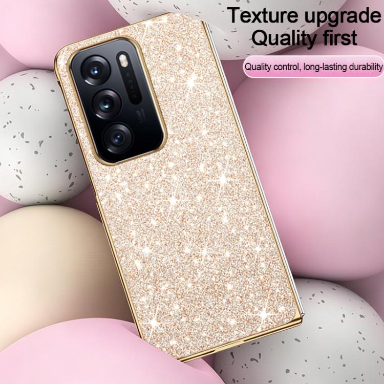 For OPPO Find N Electroplate Glittery Shockproof Phone Case