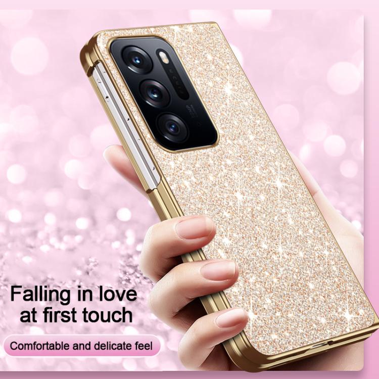 For OPPO Find N Electroplate Glittery Shockproof Phone Case