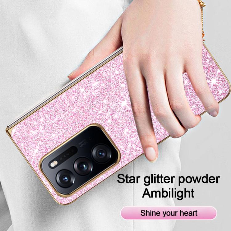 For OPPO Find N Electroplate Glittery Shockproof Phone Case