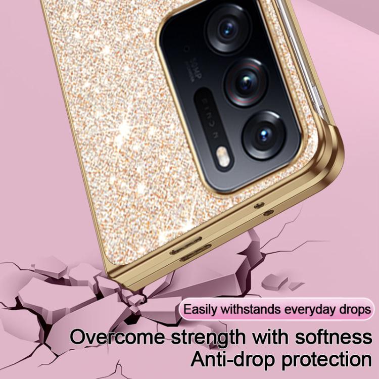 For OPPO Find N Electroplate Glittery Shockproof Phone Case