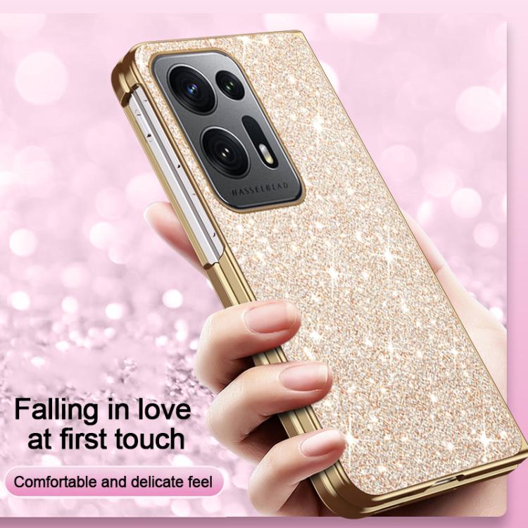 For OPPO Find N2 Electroplate Glittery Shockproof Phone Case