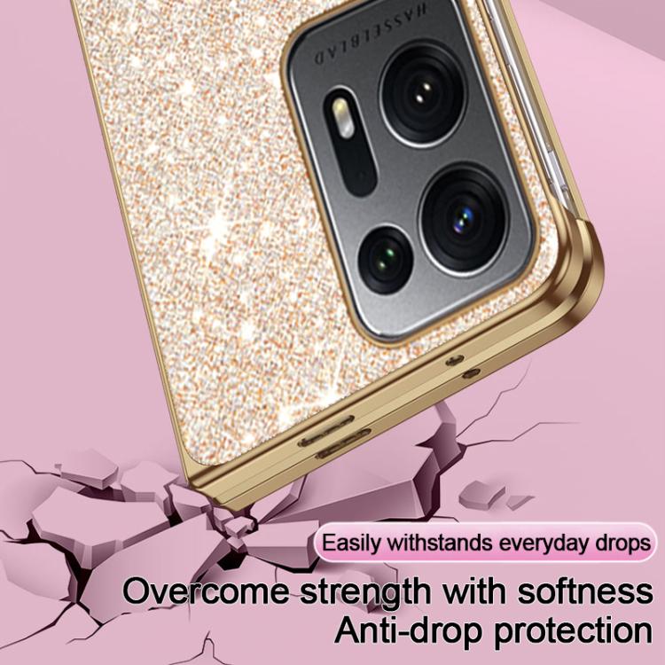 For OPPO Find N2 Electroplate Glittery Shockproof Phone Case