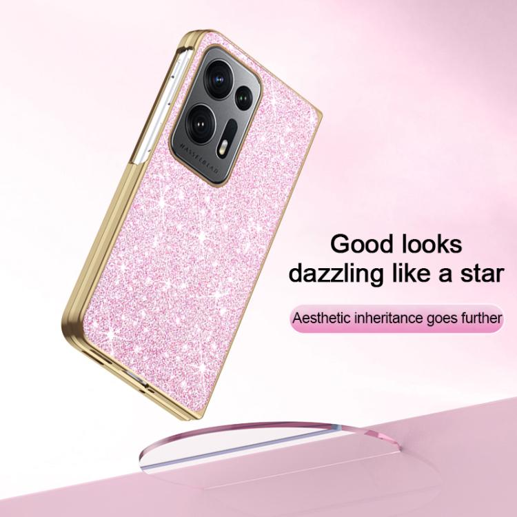 For OPPO Find N2 Electroplate Glittery Shockproof Phone Case