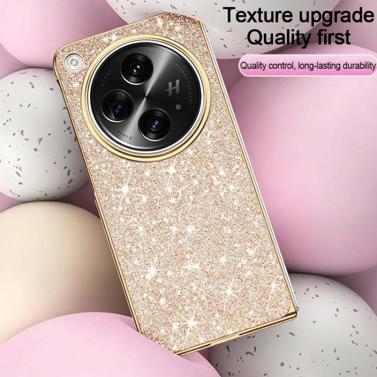 For OPPO Find N3 Electroplate Glittery Shockproof Phone Case