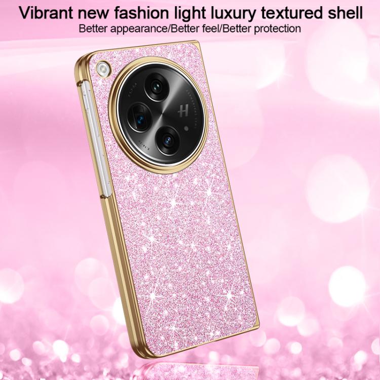 For OPPO Find N3 Electroplate Glittery Shockproof Phone Case
