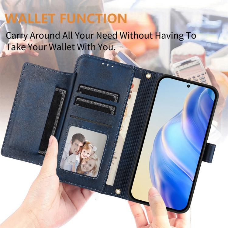 For Orbic Trophy 5G Verizon Multi-Card Slots Zipper Wallet Leather Phone Case