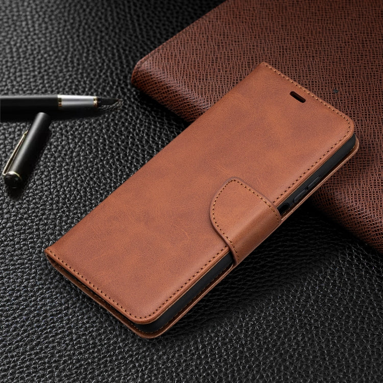 For Xiaomi Mi 10T Lite 5G Retro Lambskin Texture Pure Color Horizontal Flip PU Leather Case with Holder & Card Slots & Wallet & Lanyard