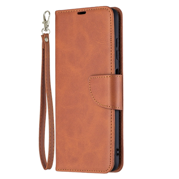 For Xiaomi Poco X3 Retro Lambskin Texture Pure Color Horizontal Flip PU Leather Case with Holder & Card Slots & Wallet & Lanyard