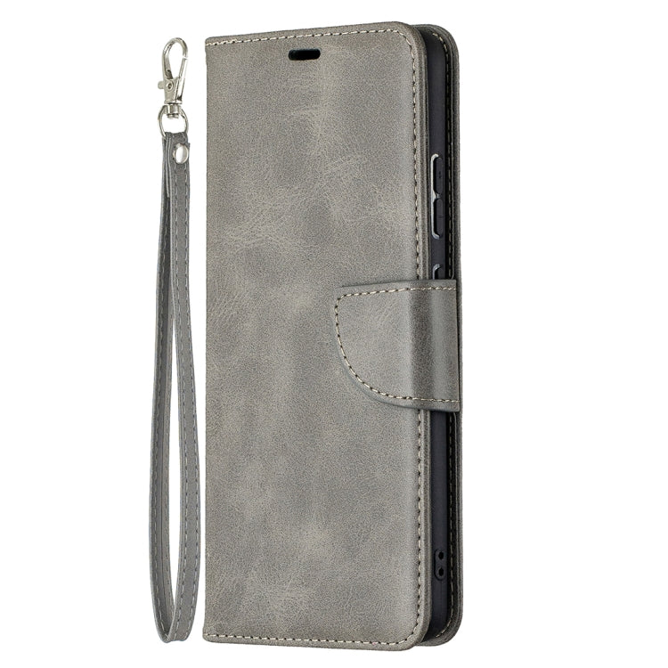 For Nokia 2.4 Retro Lambskin Texture Pure Color Horizontal Flip PU Leather Case with Holder & Card Slots & Wallet & Lanyard