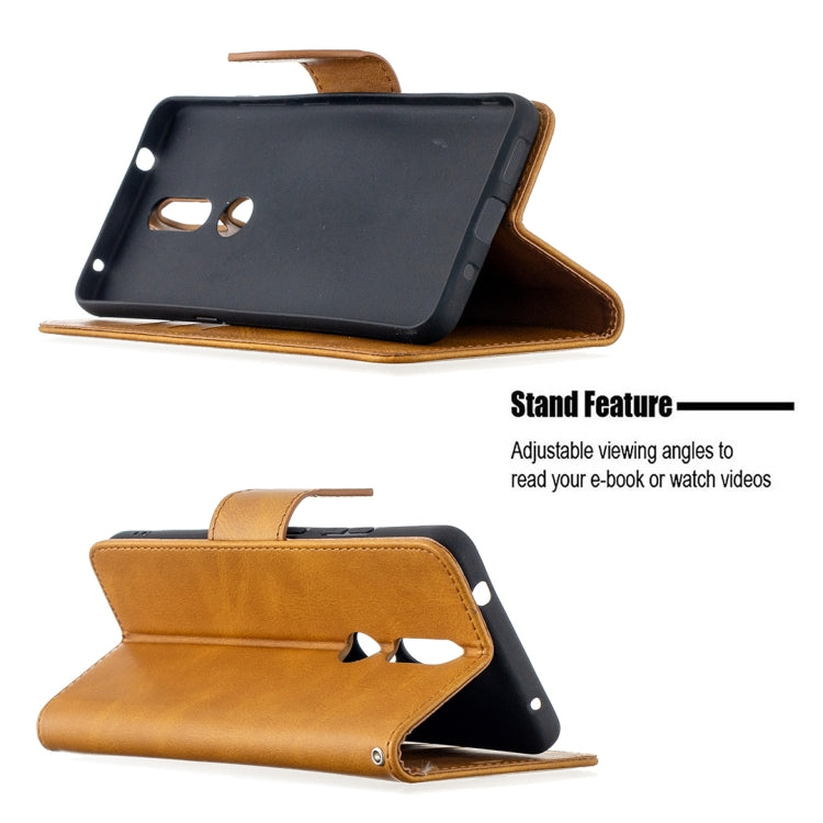 For Nokia 2.4 Retro Lambskin Texture Pure Color Horizontal Flip PU Leather Case with Holder & Card Slots & Wallet & Lanyard