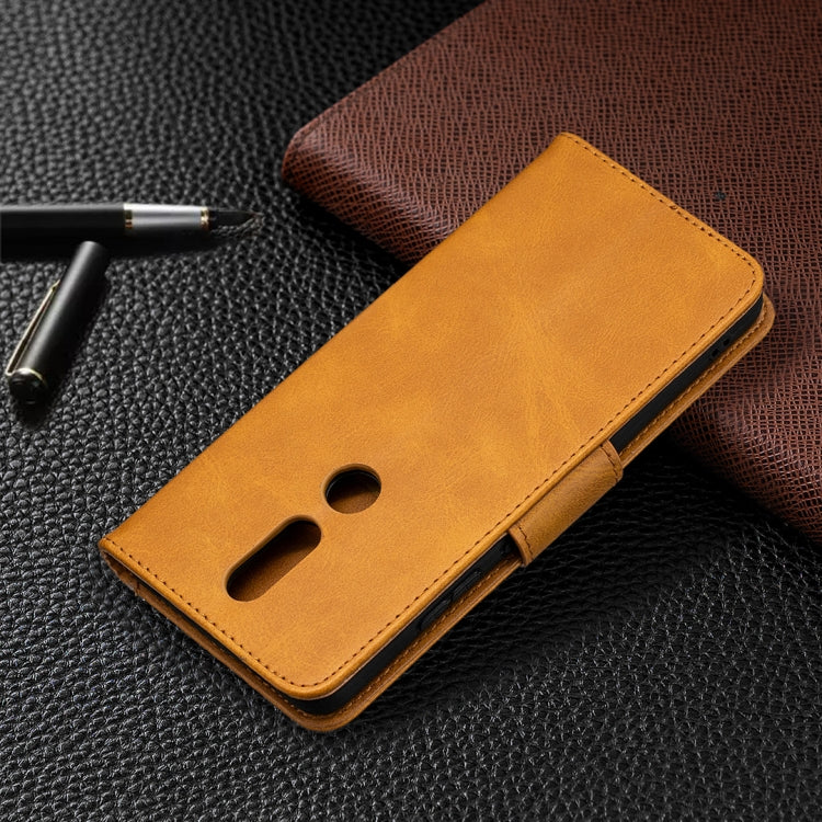 For Nokia 2.4 Retro Lambskin Texture Pure Color Horizontal Flip PU Leather Case with Holder & Card Slots & Wallet & Lanyard
