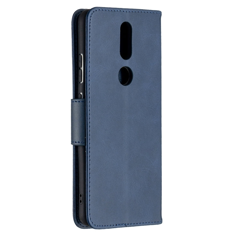 For Nokia 2.4 Retro Lambskin Texture Pure Color Horizontal Flip PU Leather Case with Holder & Card Slots & Wallet & Lanyard