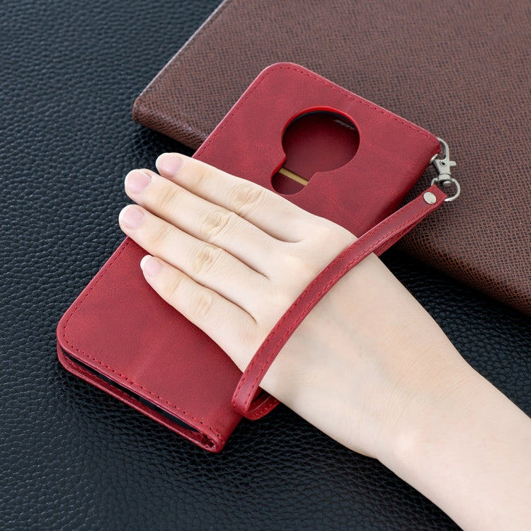 For Nokia 3.4 Retro Lambskin Texture Pure Color Horizontal Flip PU Leather Case with Holder & Card Slots & Wallet & Lanyard