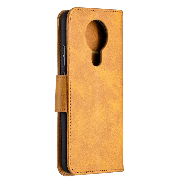 For Nokia 3.4 Retro Lambskin Texture Pure Color Horizontal Flip PU Leather Case with Holder & Card Slots & Wallet & Lanyard