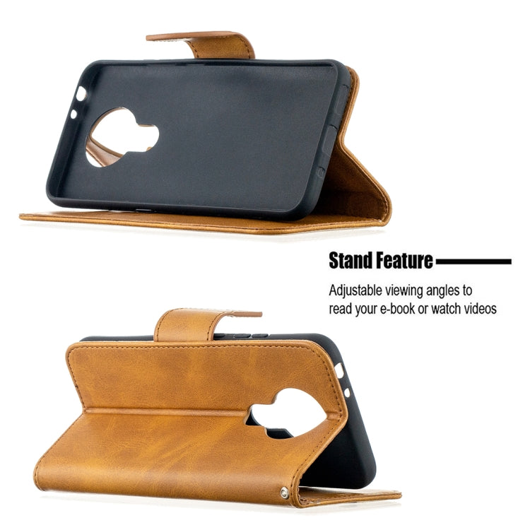 For Nokia 3.4 Retro Lambskin Texture Pure Color Horizontal Flip PU Leather Case with Holder & Card Slots & Wallet & Lanyard