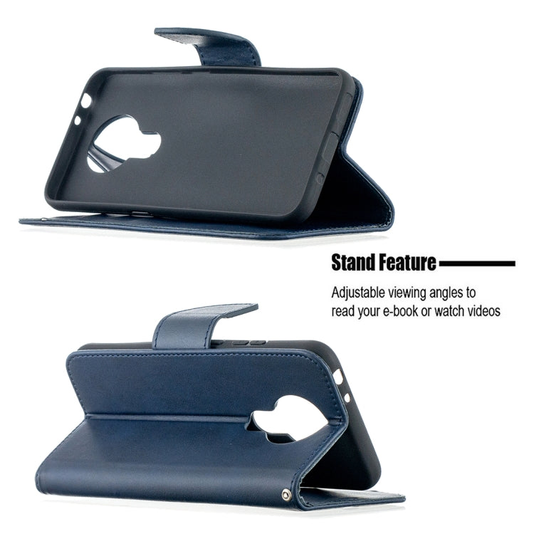 For Nokia 3.4 Retro Lambskin Texture Pure Color Horizontal Flip PU Leather Case with Holder & Card Slots & Wallet & Lanyard