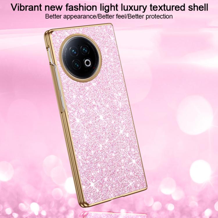For vivo X Fold2 Electroplate Glittery Shockproof Phone Case