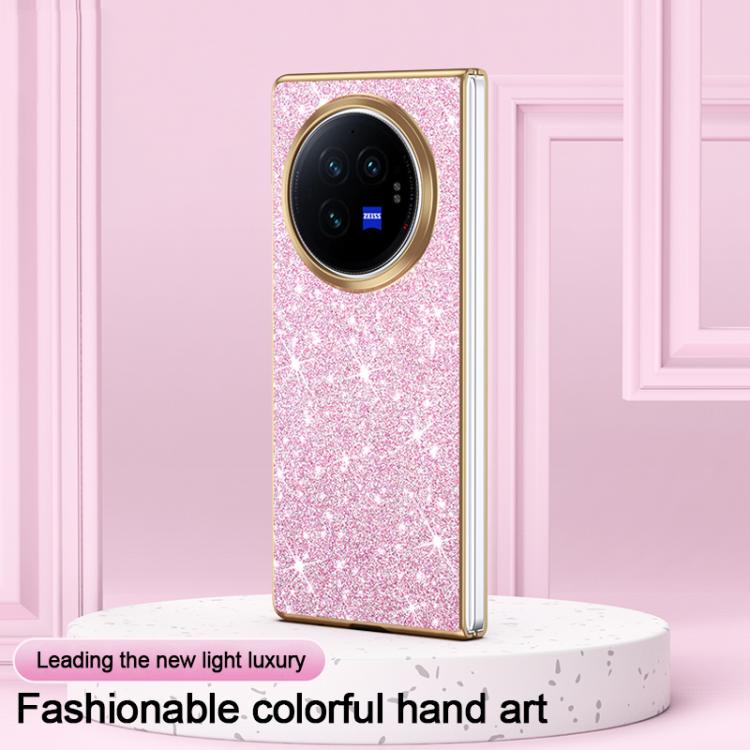 For vivo X Fold3 Electroplate Glittery Shockproof Phone Case
