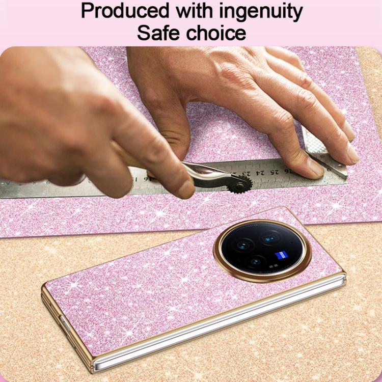 For vivo X Fold3 Pro Electroplate Glittery Shockproof Phone Case