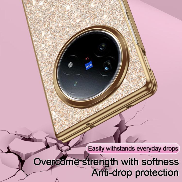 For vivo X Fold5 Electroplate Glittery Shockproof Phone Case