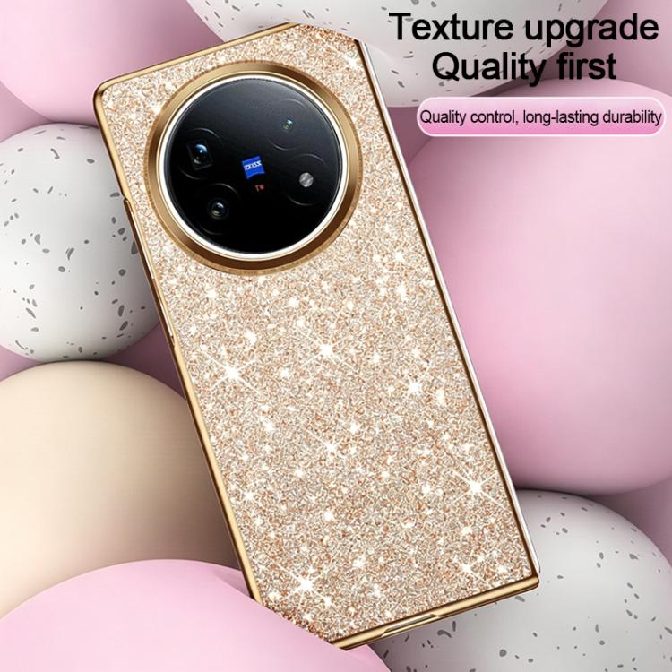 For vivo X Fold5 Electroplate Glittery Shockproof Phone Case