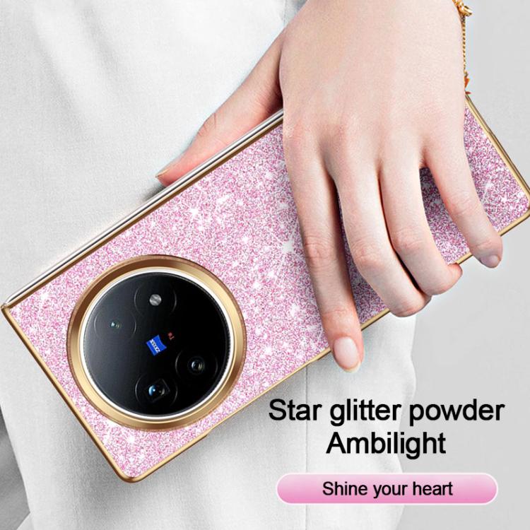 For vivo X Fold5 Electroplate Glittery Shockproof Phone Case