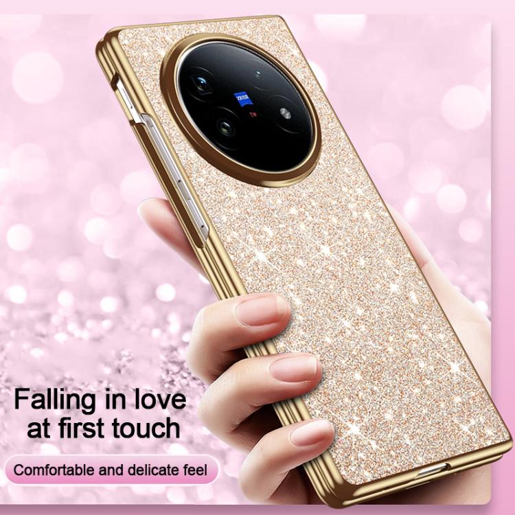 For vivo X Fold5 Electroplate Glittery Shockproof Phone Case