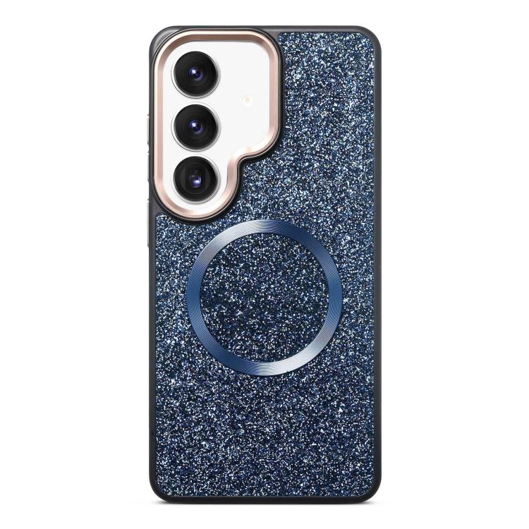 For Galaxy S24 5G Glitter Airbag Shockproof Magnetic Phone Case
