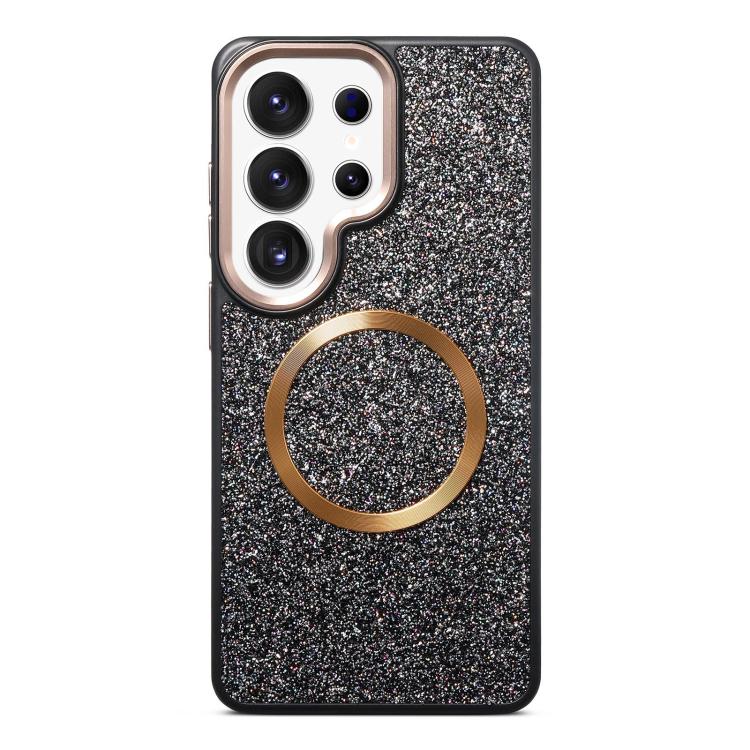 For Galaxy S24 Ultra 5G Glitter Airbag Shockproof Magnetic Phone Case