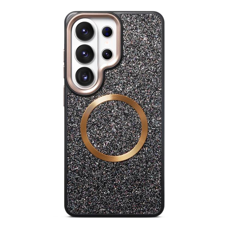 For Galaxy S26 Ultra 5G Glitter Airbag Shockproof Magnetic Phone Case
