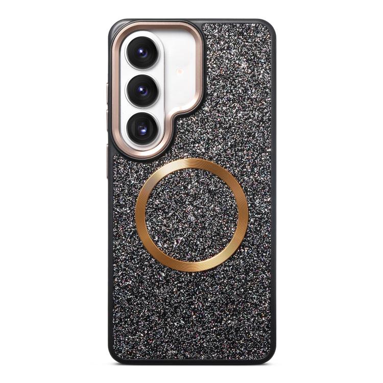 For Galaxy S26 5G Glitter Airbag Shockproof Magnetic Phone Case