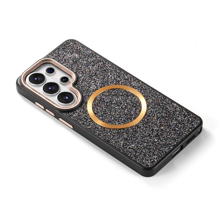 For Galaxy S24 Ultra 5G Glitter Airbag Shockproof Magnetic Phone Case