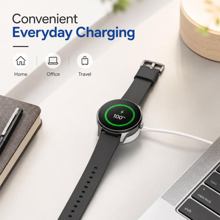 For Fossil Gen 1 xDfind USB Magnetic Watch Charger, Length: 1m - White