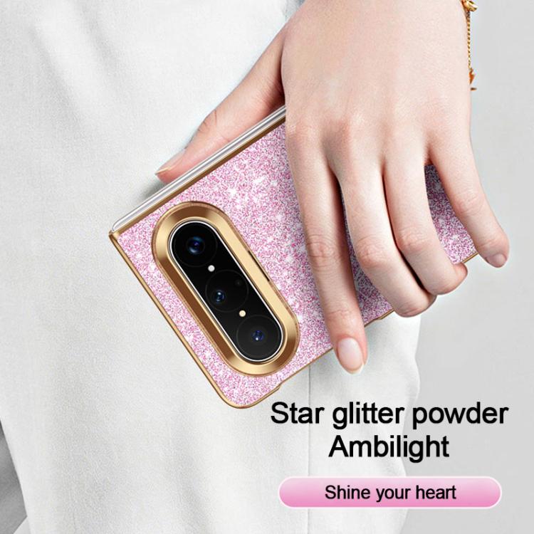 For Huawei Pura X Max Electroplate Glittery Shockproof Phone Case