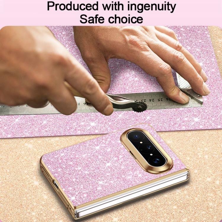 For Huawei Pura X Max Electroplate Glittery Shockproof Phone Case