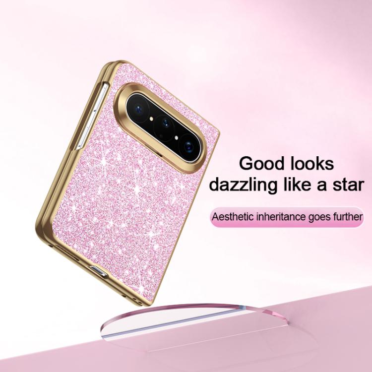 For Huawei Pura X Max Electroplate Glittery Shockproof Phone Case