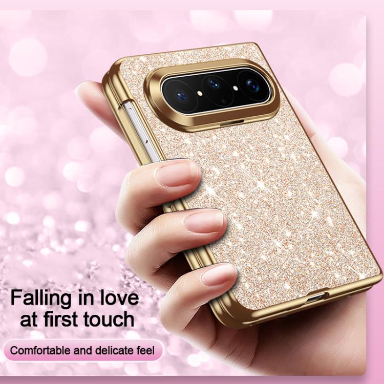 For Huawei Pura X Max Electroplate Glittery Shockproof Phone Case