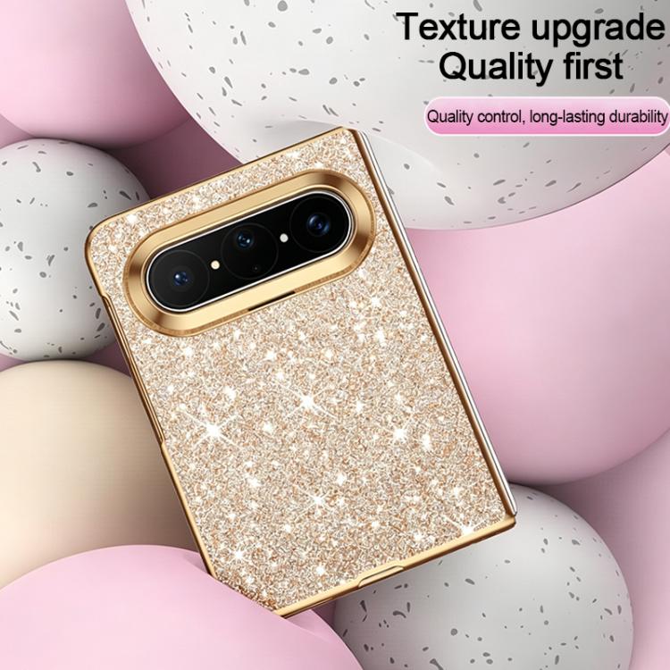 For Huawei Pura X Max Electroplate Glittery Shockproof Phone Case