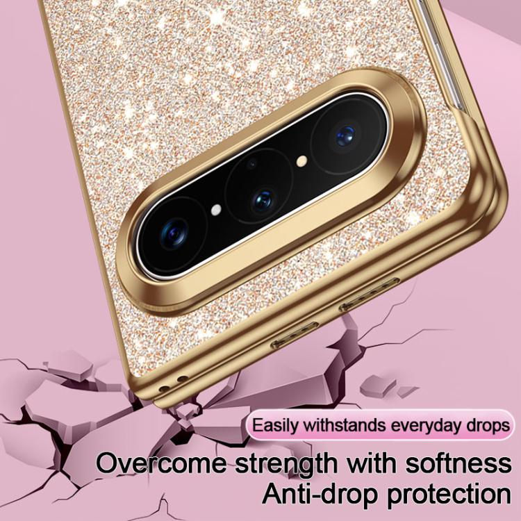 For Huawei Pura X Max Electroplate Glittery Shockproof Phone Case