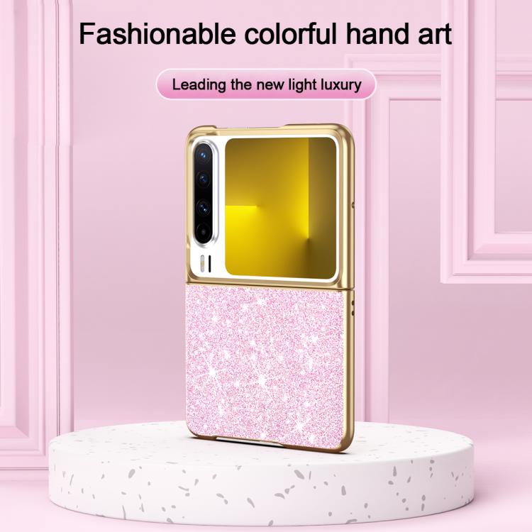 For Huawei Pura X Electroplate Glittery Shockproof Phone Case