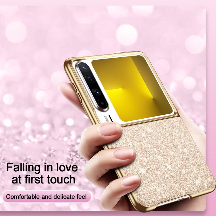 For Huawei Pura X Electroplate Glittery Shockproof Phone Case