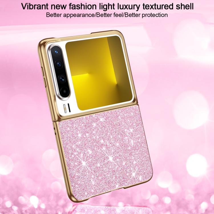 For Huawei Pura X Electroplate Glittery Shockproof Phone Case