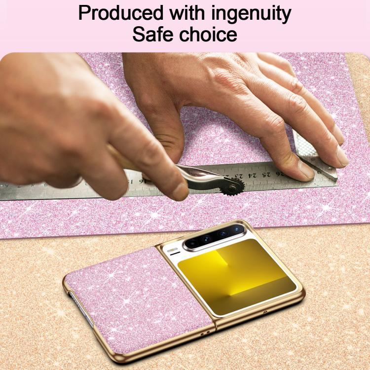 For Huawei Pura X Electroplate Glittery Shockproof Phone Case