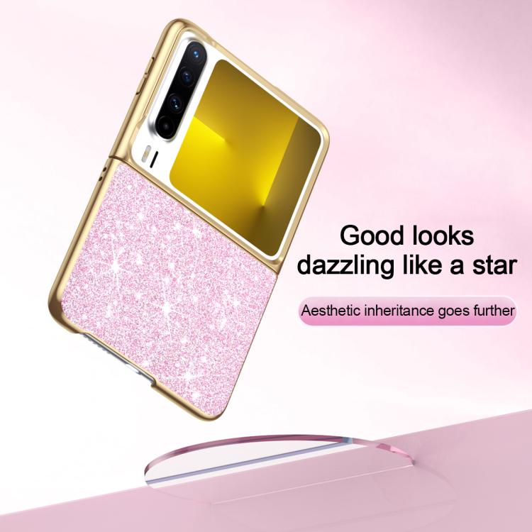 For Huawei Pura X Electroplate Glittery Shockproof Phone Case