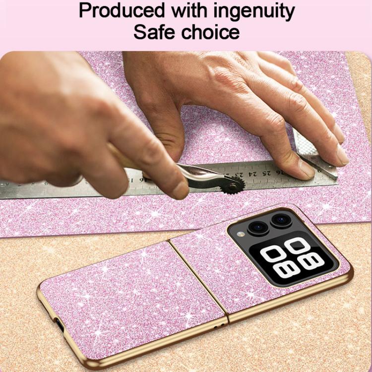 For Huawei nova Flip Electroplate Glittery Shockproof Phone Case