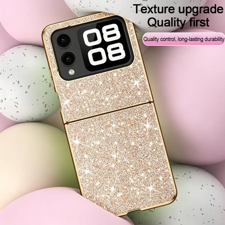 For Huawei nova Flip Electroplate Glittery Shockproof Phone Case