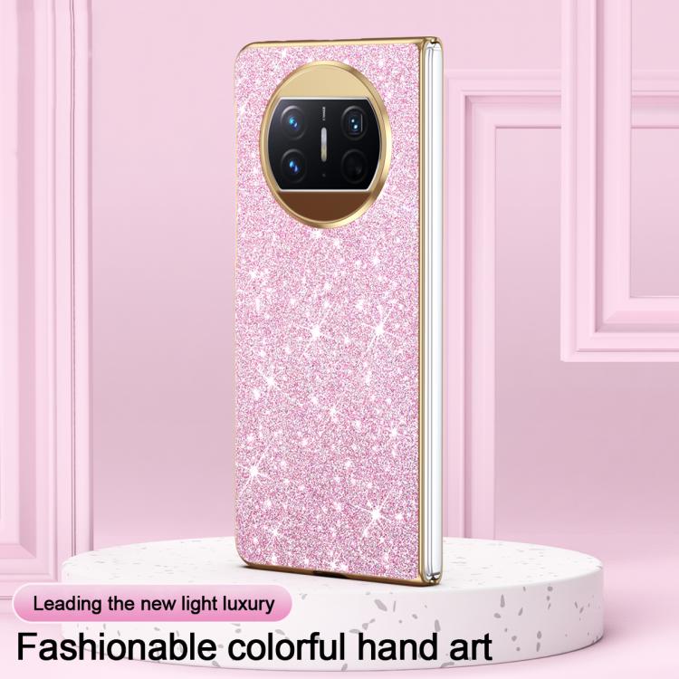 For Huawei Mate X3 Electroplate Glittery Shockproof Phone Case