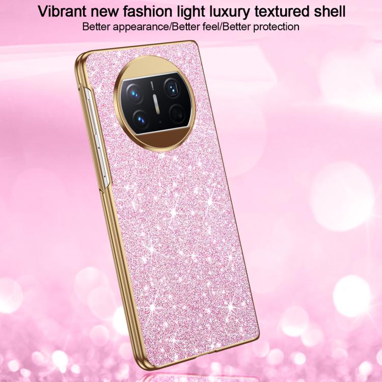 For Huawei Mate X3 Electroplate Glittery Shockproof Phone Case