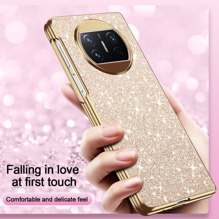 For Huawei Mate X3 Electroplate Glittery Shockproof Phone Case