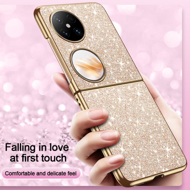 For Huawei Pocket 2 Electroplate Glittery Shockproof Phone Case